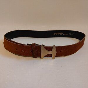 Unique Warm Brown Belt with cool Hardware Canada Belt Size Medium